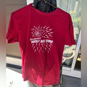 Rasputin’s Rock n Roll Store Red T-shirt